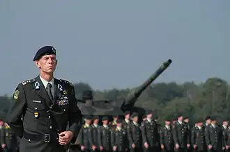 Paradecommandant generaal van Diepenbrugge.