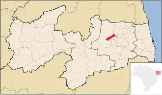 Kaart van Algodão de Jandaíra