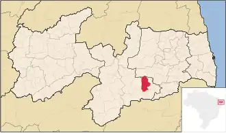 Kaart van Boqueirão