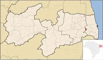 Kaart van Caldas Brandão