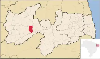 Kaart van Catingueira