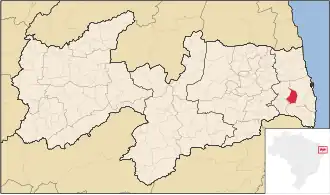 Kaart van Cruz do Espírito Santo