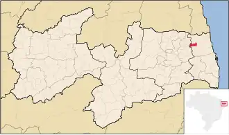 Kaart van Curral de Cima