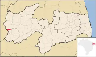 Kaart van Monte Horebe