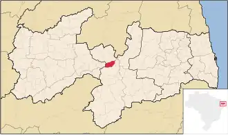 Kaart van Salgadinho