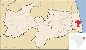 Kaart van Santa Rita