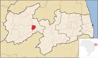 Kaart van Santa Teresinha