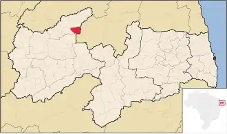 Kaart van São Bento