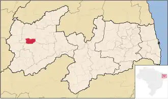 Kaart van São José da Lagoa Tapada