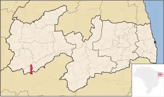 Kaart van São José de Princesa