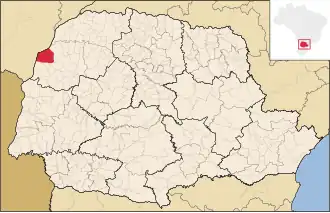 Kaart van Alto Paraíso