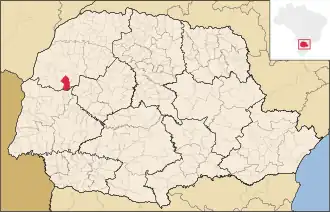 Kaart van Alto Piquiri