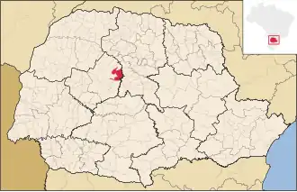 Kaart van Barbosa Ferraz