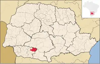 Kaart van Chopinzinho