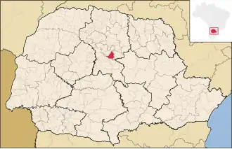 Kaart van Cruzmaltina