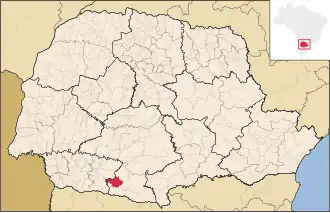 Kaart van Honório Serpa