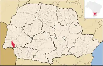 Kaart van Matelândia