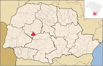 Kaart van Nova Cantu