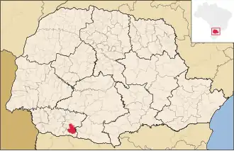 Kaart van Pato Branco