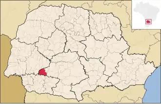 Kaart van Quedas do Iguaçu