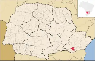 Kaart van Quitandinha