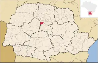 Kaart van São João do Ivaí