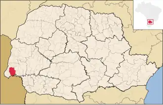 Kaart van São Miguel do Iguaçu