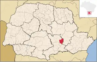 Kaart van Teixeira Soares