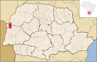 Kaart van Terra Roxa