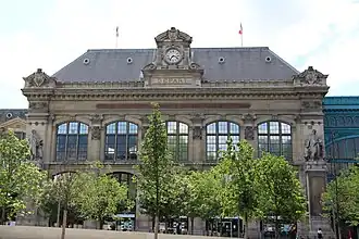 Voorzijde van Gare d'Austerlitz