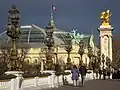 Gezicht met de Pont Alexandre-III
