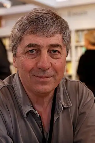 Sorj Chalandon tijdens de Salon du livre 2012 in Parijs