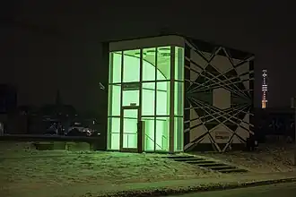 Ingang naar de parkeergarage