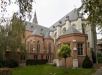 Achterzijde van de Sint-Martinuskerk