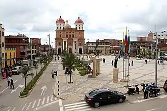 Het centrum van Santa Rosa de Osos