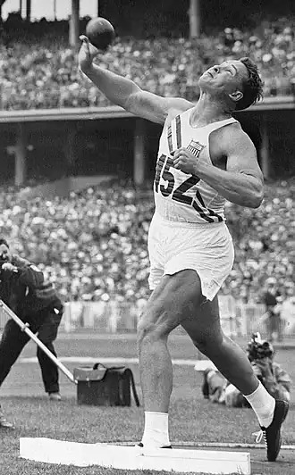 Parry O'Brien in 1956