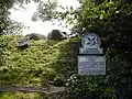 De Coldrum Long Barrow en bord van The National Trust