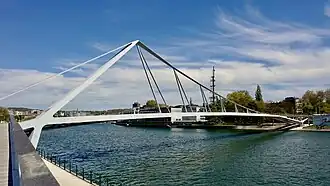 Passerelle La Belle Liégeoise in april 2017