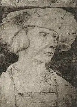 Portret van Patinir door Albrecht Dürer, 1520
