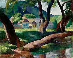 Gezicht op Nagybánya (1926)