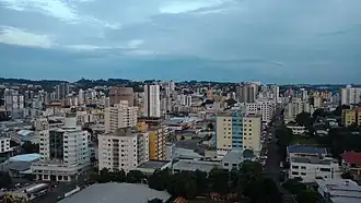 Uitzicht op Pato Branco