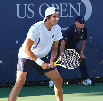 Paul Capdeville op de US Open in 2008