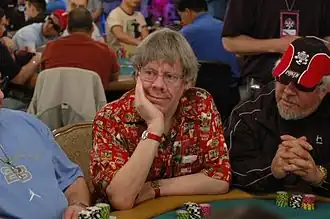 Paul Magriel tijdens de World Series of Poker 2005