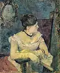 Madame Gauguin in avondjurk (1884)