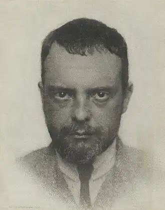 Portret van Paul Klee, 1922, gefotografeerd door Hugo Erfurth