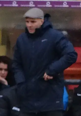 Tisdale als manager van Exeter City in 2015