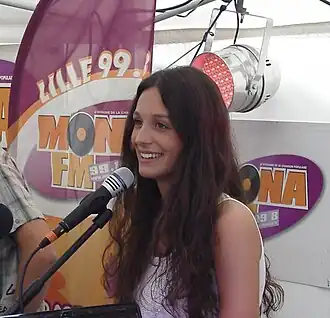 Pauline in een radioprogramma