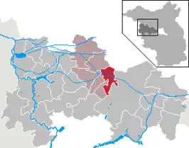 Kaart van Paulinenaue