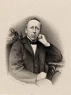 Paulus Nijhoff (litho door Tresling & Co.)