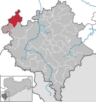 Kaart van Pausa-Mühltroff